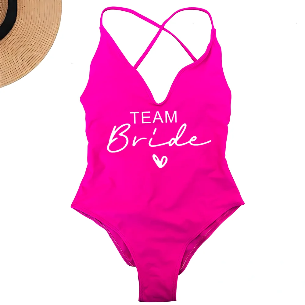 Women's Padded One Piece Swimsuit - Sexy Plus Size Beachwear Bathing Suit for Summer & Bachelorette Parties