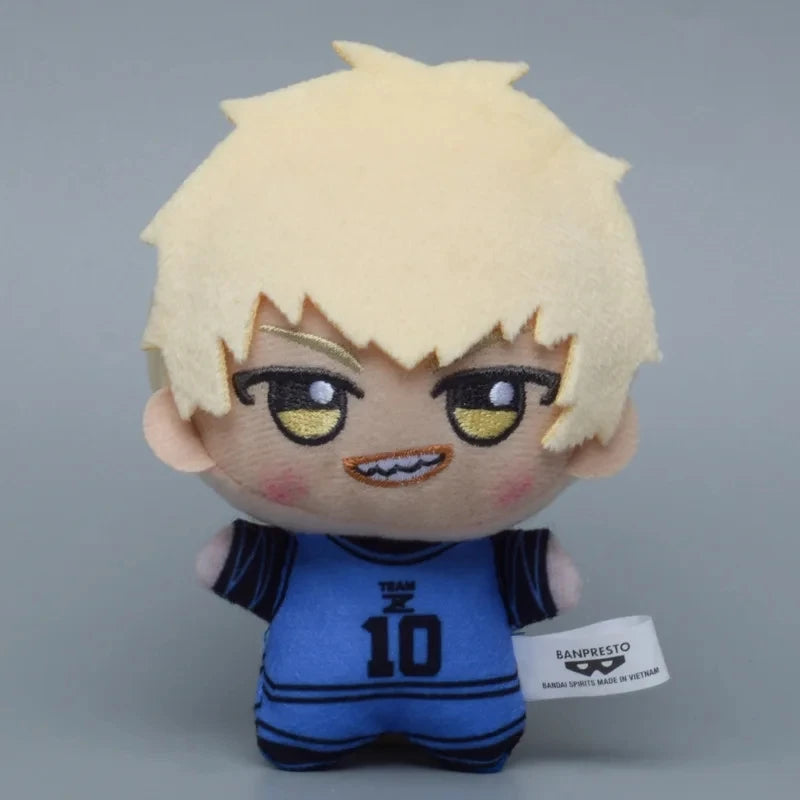 10cm Mini Blue Lock Plush Keychain – Seishiro, Nagi, Isagi, Yoichi, Chigiri, Bachira & Meguru Stuffed Doll Toy Gift