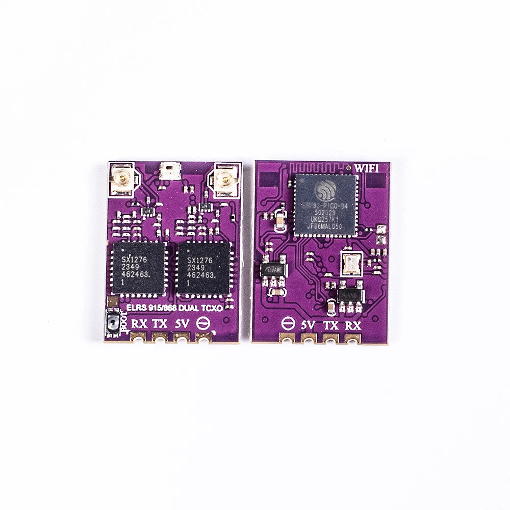 ES900 DUAL RX ELRS Diversity Receiver – 915MHz/868MHz with Built-in TCXO for RC Airplane & FPV Long Range Drone