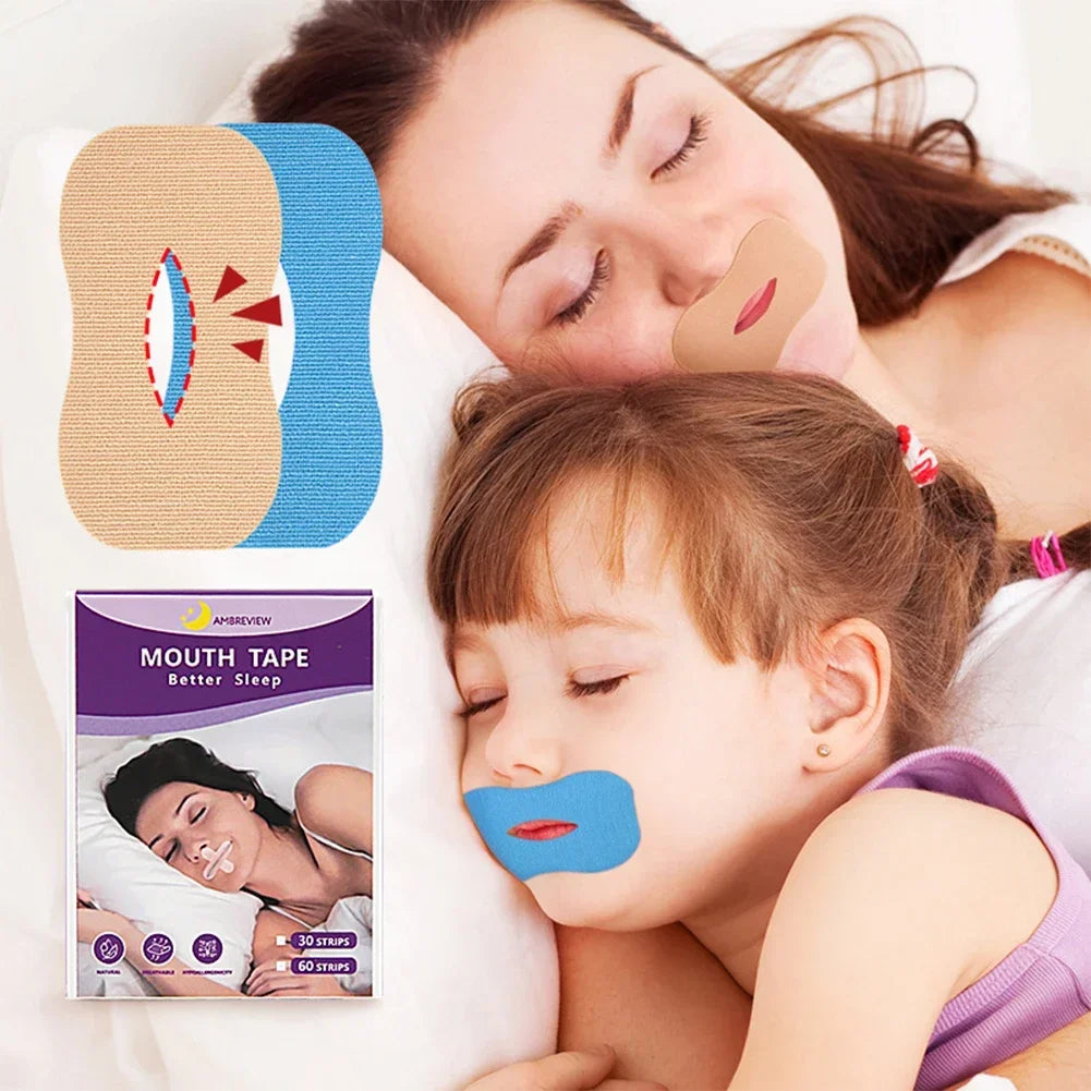 10/30Pcs Anti-Snoring Stickers – Breathing Improvement Patch for Children & Adults, Mouth Correction Orthosis Tape for Better Sleep