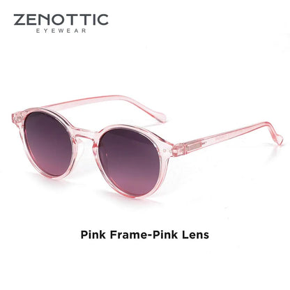 ZENOTTIC Retro Circular Polarized Sunglasses (S Size) – Vintage Small Round UV400 Goggles for Men & Women