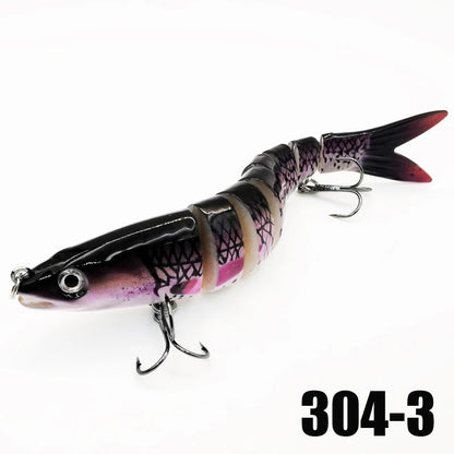 Multi Jointed Swimbait Fishing Lures - Slow Sinking Bionic Artificial Bait for Freshwater and Saltwater Bass Trout Fishing