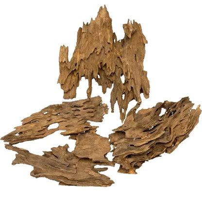Natural Wooden Driftwood Aquarium Decor – Porous Fish Tank Decoration for Crabs, Shrimp & Fish