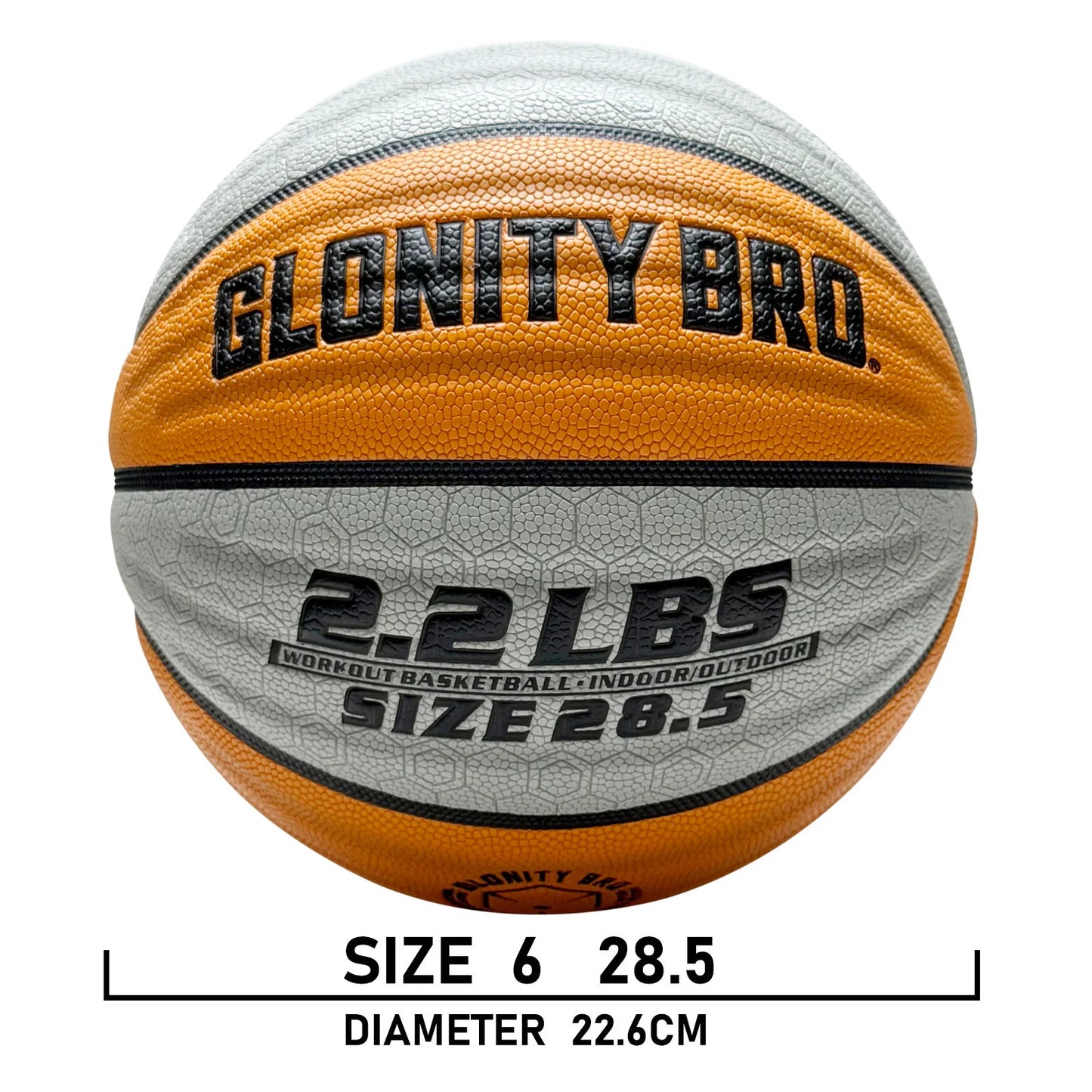 Heavy Weighted Basketball 28.5"/29.5" – Non-Slip Training Ball for Dribbling, Passing & Rebounding
