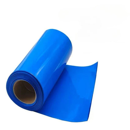 1M PVC Heat Shrink Tube for 18650 Battery Packs – Blue Insulated Cable Sleeve Multi-Size Shrink Tubing