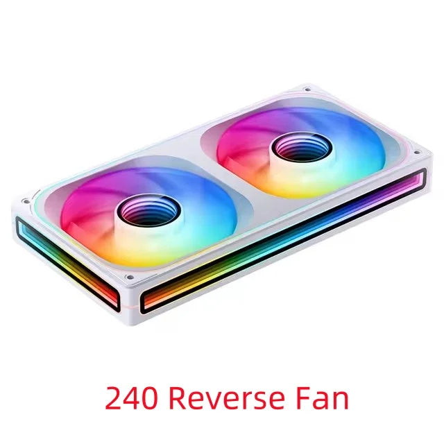 JONSBO ZB-120/240/360 ARGB Computer Case Fan — 12cm 5V 120mm PWM Water-Cooled Fan Kit with Forward/Reverse Rotation
