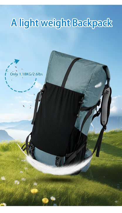 40L Outdoor Hiking Backpack – Waterproof Camping & Climbing Bag, Large Capacity Travel Backpack for Men & Women (2024 New)