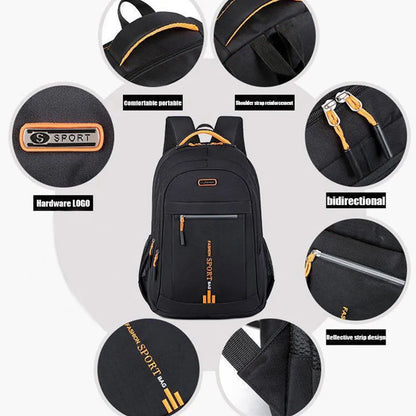 Ladies’ Korean-Style Backpack — Trendy Large Capacity Student Travel Bag for High School & Middle School