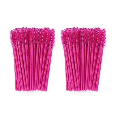 ANNAFRIS 50PCS Disposable Eyelash Brushes - Soft Crystal Lash Extension & Eyebrow Makeup Mascara Wands