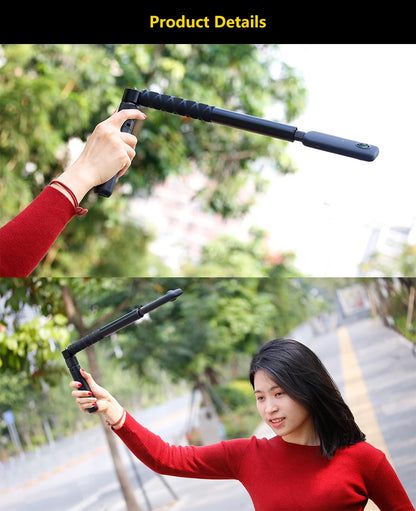 Vamson Invisible Selfie Stick for Insta360 X3 – Rotating Bullet Time Handheld Tripod for GoPro & Insta360 ONE