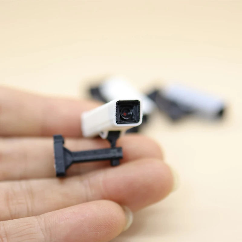 1/12 Scale Miniature Surveillance Camera - Dollhouse Decor & Micro Scene Accessory