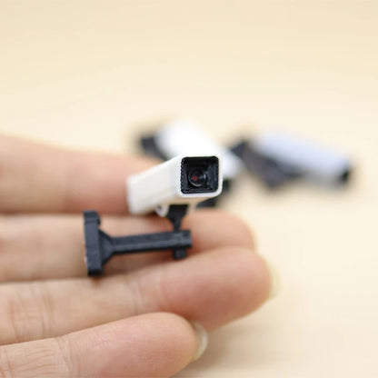 1/12 Scale Miniature Surveillance Camera - Dollhouse Decor & Micro Scene Accessory