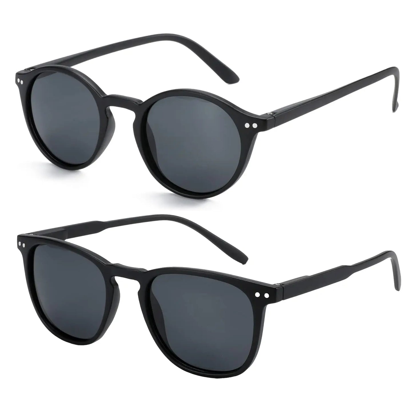 ZENOTTIC Retro Small Round Polarized Sunglasses – Lightweight Vintage UV400 Shades for Men & Women