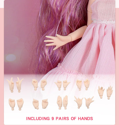 ICY DBS Blyth Doll – 1/6 Joint Body BJD Anime Doll, 30cm White Skin Matte Face Special Combo Toy