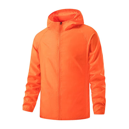 LNGXO Waterproof Hiking Jackets – Sun Protection, Windbreaker, Camping & Climbing Rain Coat, Unisex Portable Outdoor Wear