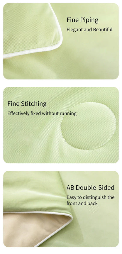 High-Quality Cooling Blanket – Smooth Air-Conditioning Comforter, Lightweight Summer Quilt with Double-Sided Cooling Fabric