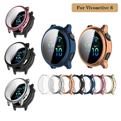 Silicone Case Cover for Garmin Vivoactive 6 – Screen Protector Bumper