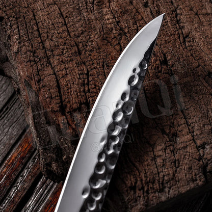 Handmade Stainless Steel Chef Boning Knife - Sharp Meat Cleaver, Fishing Knife, and Butcher Tool for Slicing