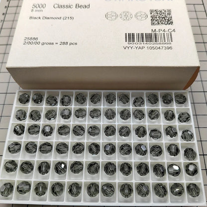 Austrian Crystal Round Beads - 5000pcs Genuine Rhinestone Beads for DIY Bracelet Jewelry Making