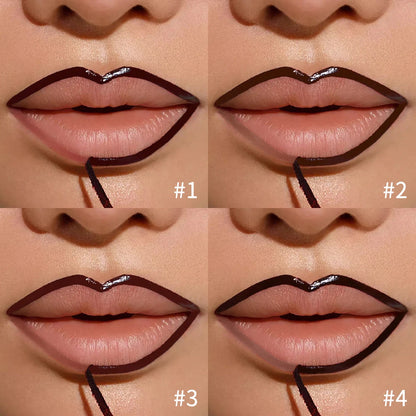 Peel Off Lip Stain Pencil - Matte Waterproof Long Lasting Smudge Proof Lip Liner Tattoo Makeup