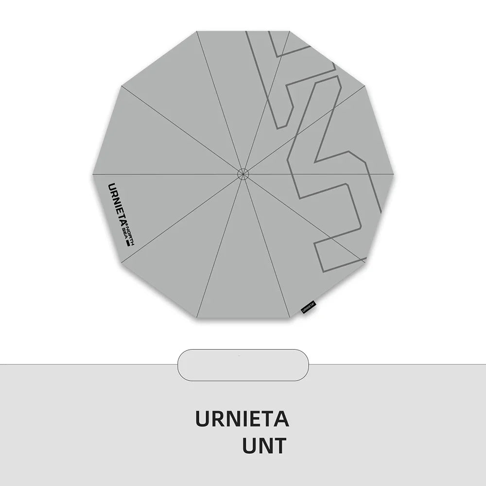 URNIETA Tactical Automatic Umbrella - UV Protection Nylon Cover Rain & Sun Umbrella for Outdoor Use
