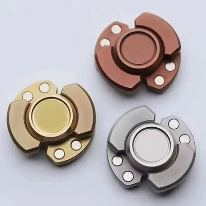 Metal Magnetic Slider Fidget Toy - EDC Push Card Stress Relief Hand Spinner