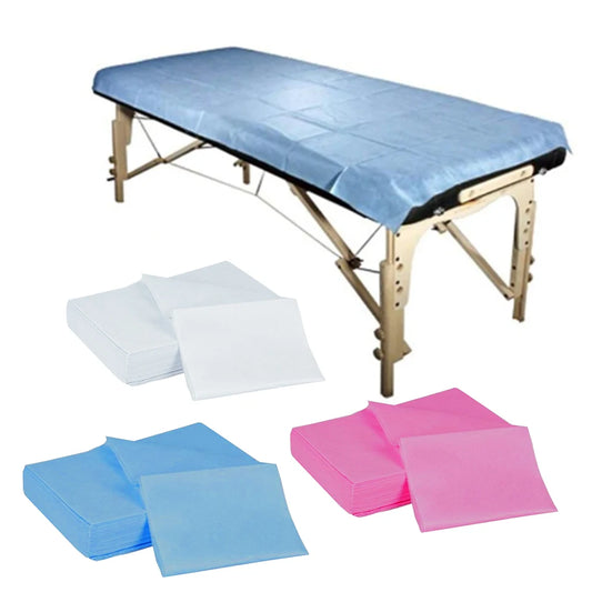 NC 10/20/50pcs Disposable Beauty Salon Bed Sheets – Non-Woven Eyelash Extension Table Cover 180×80cm