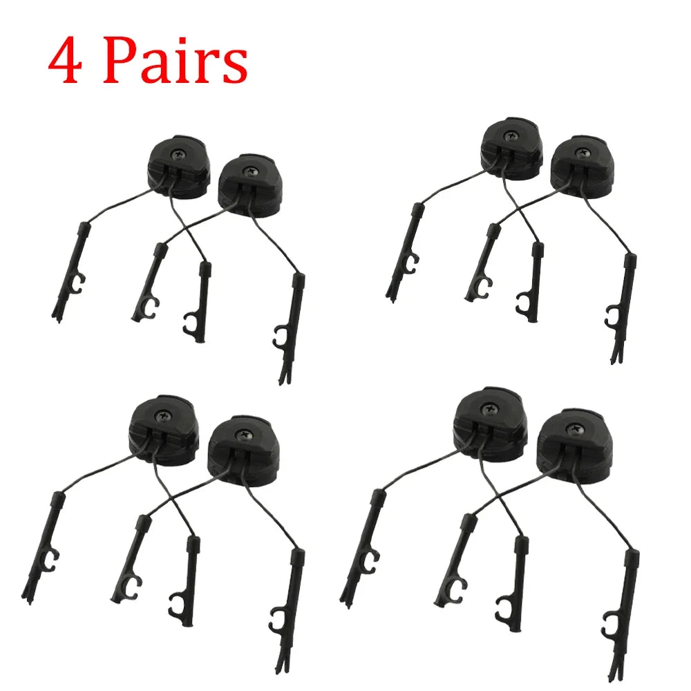 Tactical Headset Bracket – Ops Core Helmet ARC Rail Adapter Set for Comtac II Series Military Noise Cancelling Headset