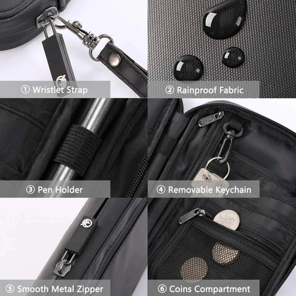 RFID Blocking Family Passport Wallet – Multi-Functional Travel Document Organizer Bag