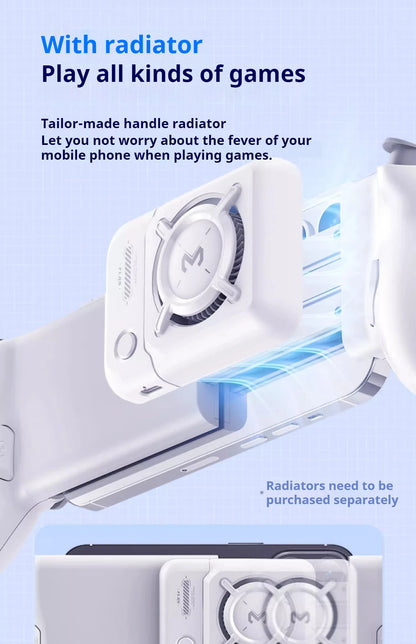 Memo S3 Gamepad Type-C Mobile Controller – Hall Effect Stretching Handle, Joystick for Android, PS Cloud Game, Customized