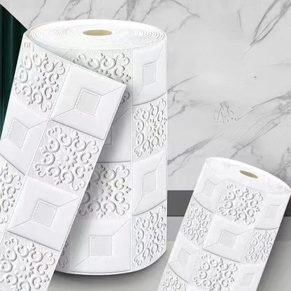 3D Self-Adhesive Foam Brick Wallpaper – Antique Waterproof Wall Stickers for Living Room & Bedroom Decoration