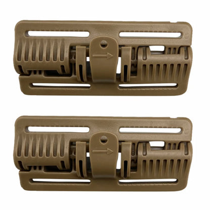2PCS Tactical Vest Quick Release Buckle Kit - Molle Strip Module Buckle for Quick Disassembly, Tactical Fixture for Hunting