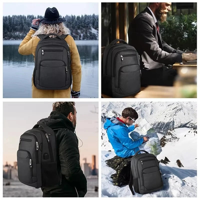 Men's Travel Backpack – Waterproof Outdoor Camera & Laptop Bag with Large Capacity, Ergonomic Design for Hiking