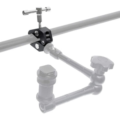 Super Clamp with 7"/11" Adjustable Magic Arm | Articulating Mount for Monitor, LED Light, DSLR Camera, Flash & LCD Video Gear