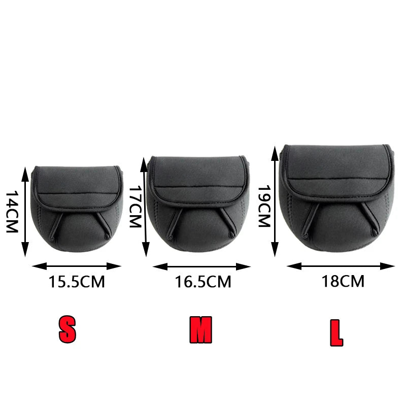Portable Waterproof Fishing Reel Cover Bag – Spinning Wheel Protective Storage Case (1–3PCS Set) for Outdoor Fishing Gear