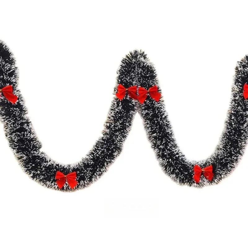 2M Christmas Ribbon Garland – Festive Tree, Party & Wedding Decoration