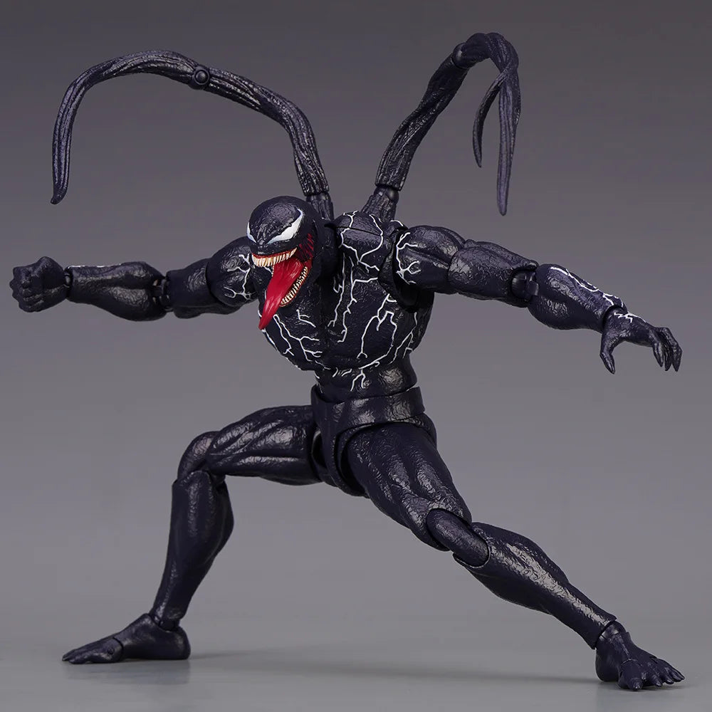 Venom Amazing Yamaguchi Action Figure — Joint Movable Face-Change Collectible Model Toy for Kids Gift