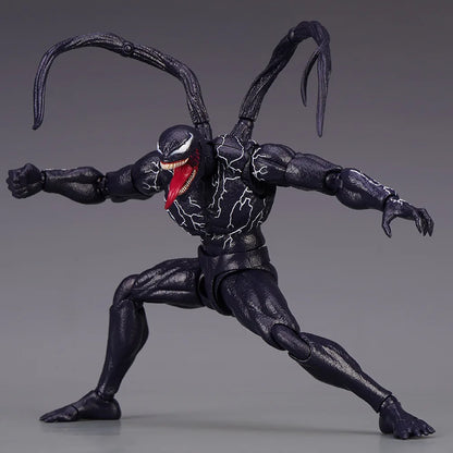 Venom Amazing Yamaguchi Action Figure — Joint Movable Face-Change Collectible Model Toy for Kids Gift