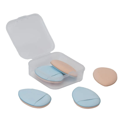 5/10Pcs Mini Finger Puff Foundation Sponge Set for BB Cream, Concealer & Powder - Makeup Applicator Tools