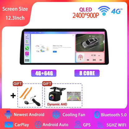Android 15 Car Radio for Honda Civic FE/FL 2021-2023 - 12.3 Inch Multimedia Touch Screen GPS Navigation Player