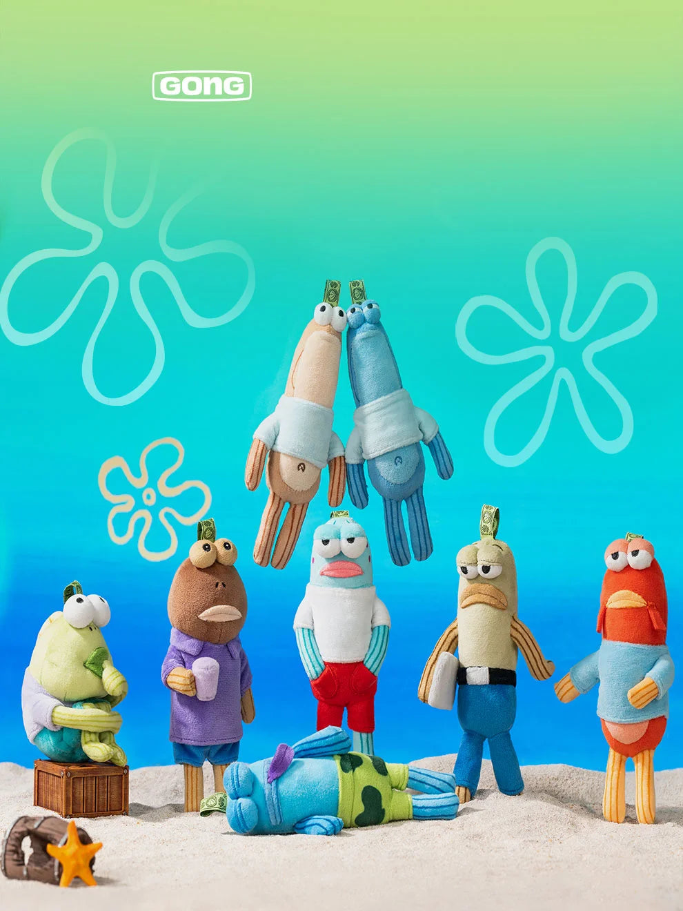 Genuine Fish Buddies Series Blind Box Toys — Funny Ocean Figures & Cartoon Dolls for Kids
