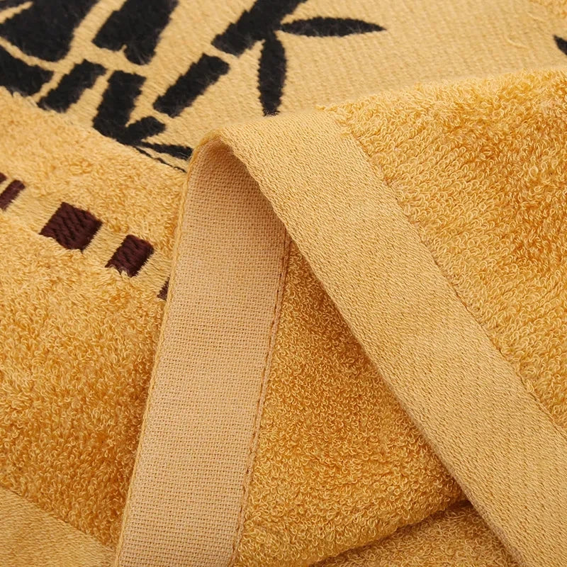 Bamboo Fiber Bath Towels - 1/4/6PCS Thick Absorbent Face & Bathroom Towel Set