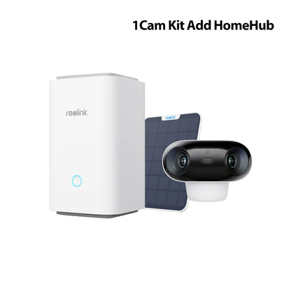 Reolink 4K Solar & Battery Powered Wireless Security Camera – 180° ColorX Night Vision, Outdoor WiFi Camera, AI Home Hub Compatible