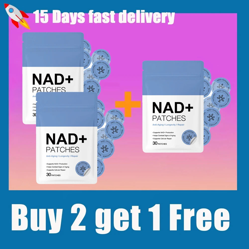 NAD+ Skin Care Patches – 30-Piece Set, Breathable Lightweight Daily Body Care Stickers