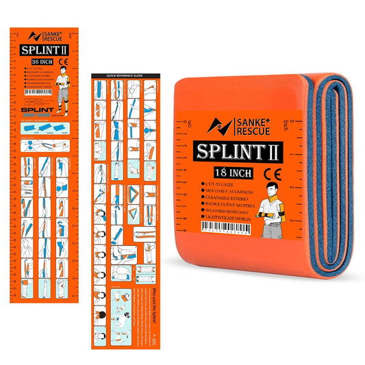 SANKE First Aid Splint - 36/18 Inch Wrist & Thumb Support Brace for Injury Protection and IFAK Emergency Care