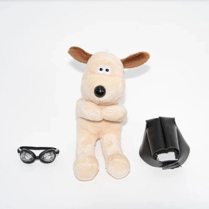 Fluffy Plush Puppy Car Ornament - Cute Dashboard, Windshield Wiper Rod & Interior Decor Accessory