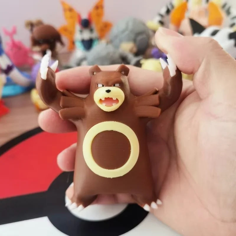 Pokemon Collectible Figures - 1:20 DIY 3D Printed Kawaii Cartoon Character Models & Kids Christmas Gift Toys