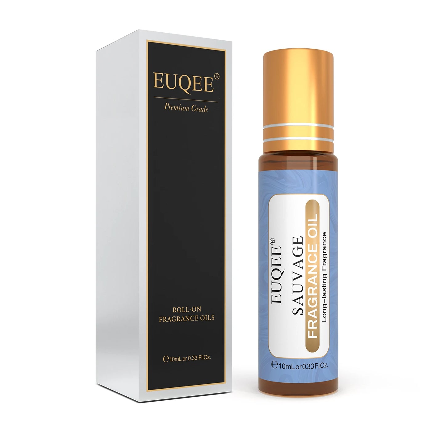 EUQEE 10ml Fragrance Oil Roll-On - Long-Lasting Perfume Scent for Diffusers, Burners & Aromatherapy