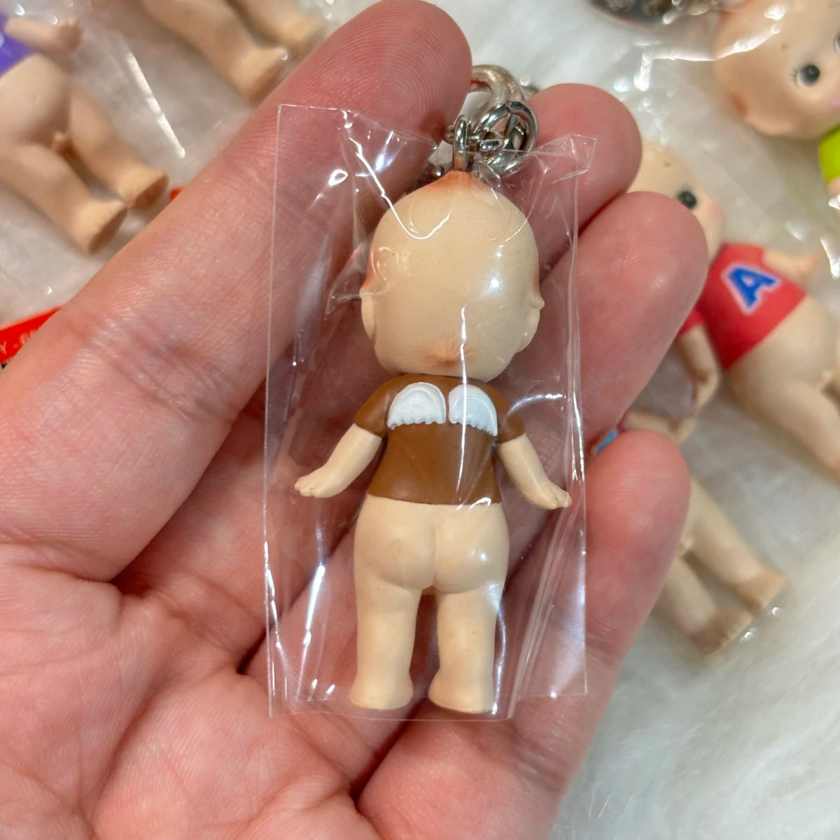 Sonny Angel Mini Figure – Letter Series Alphabet Keychain, No Box or Bag