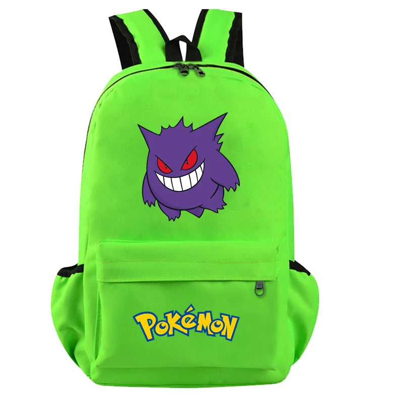 Pokemon Kids Backpack — Pikachu, Charizard, Bulbasaur, Snorlax & Eevee Schoolbag Cartoon Gift